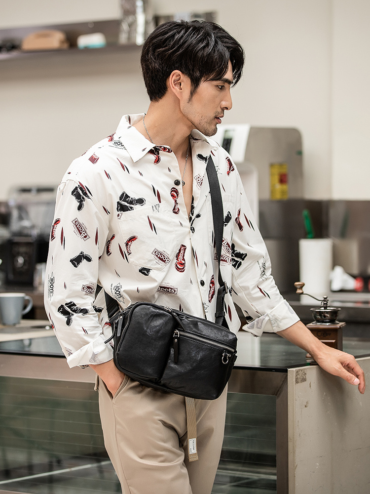 New Leather Men's Shoulder Bag Is Fashionable - Image 7