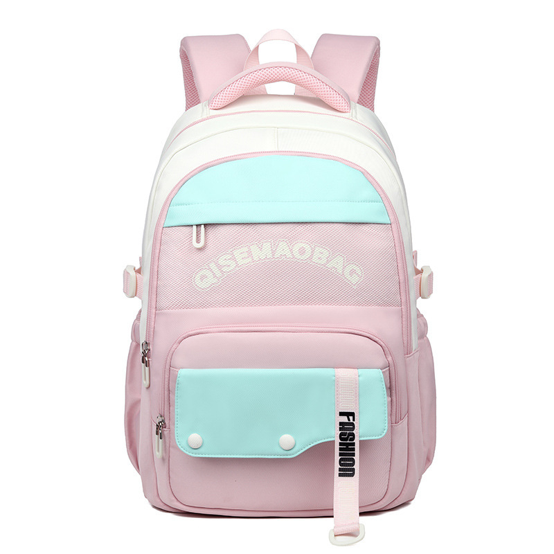 Fashion Color Contrast Leisure Travel Backpack - Image 5
