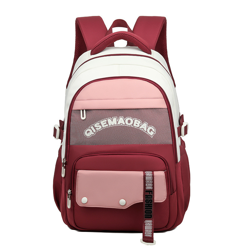 Fashion Color Contrast Leisure Travel Backpack - Image 9